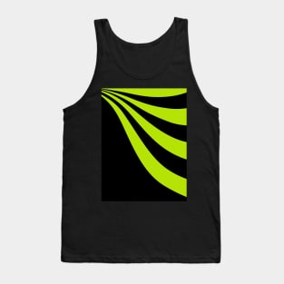 Lime wave Tank Top